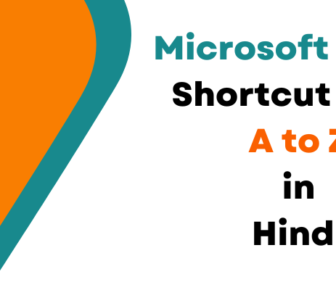 MS Word Shortcut Keys A to Z in Hindi
